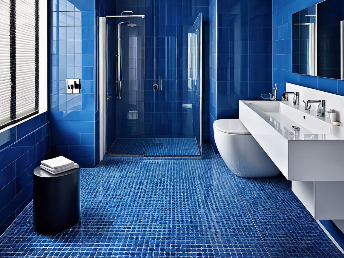 Small Blue Bathroom Decorating Ideas