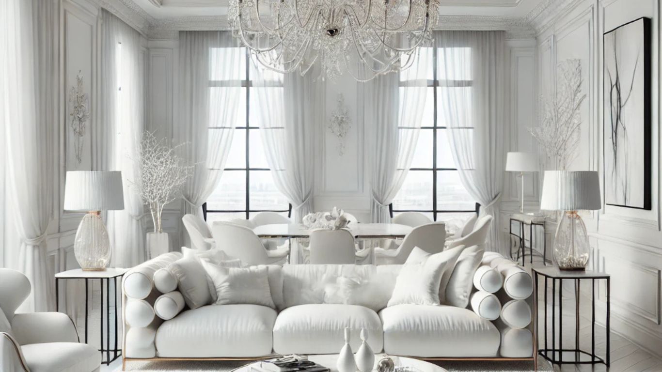 Top 5 White living room ideas That Makes Luxury living Room