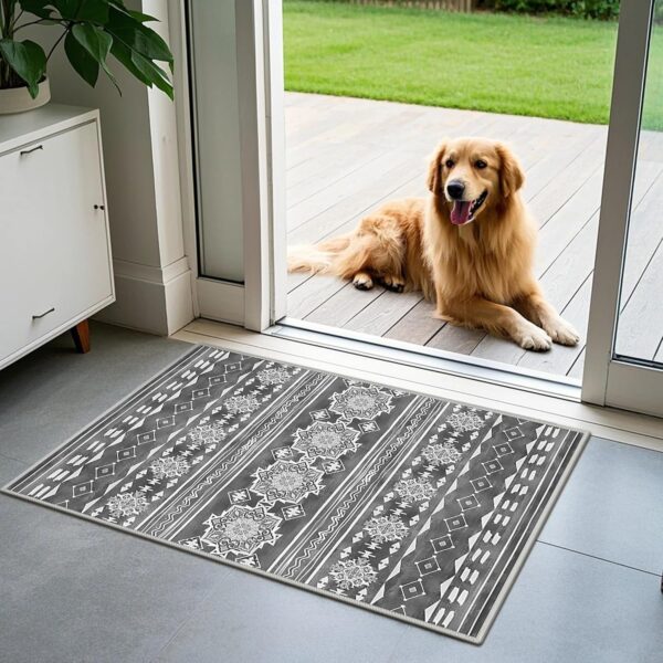 boho kitchen rugs sets 3 piece with runner floral kitchen floor mat